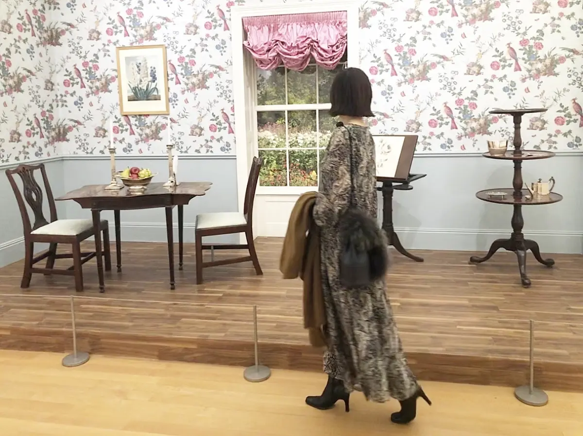 ペイズリーワンピで庭園美術館へ❤︎の画像_4