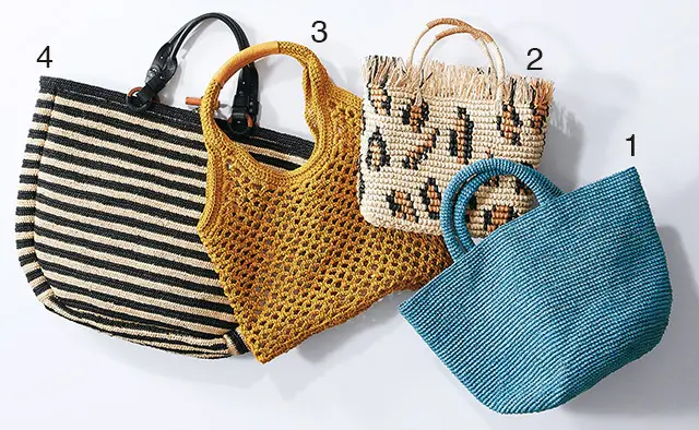 ラフィアバッグ