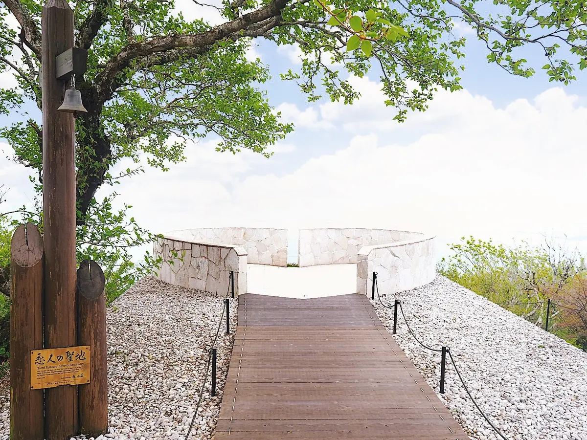 展望台はハート型になっていて 撮影スポットとしても人気