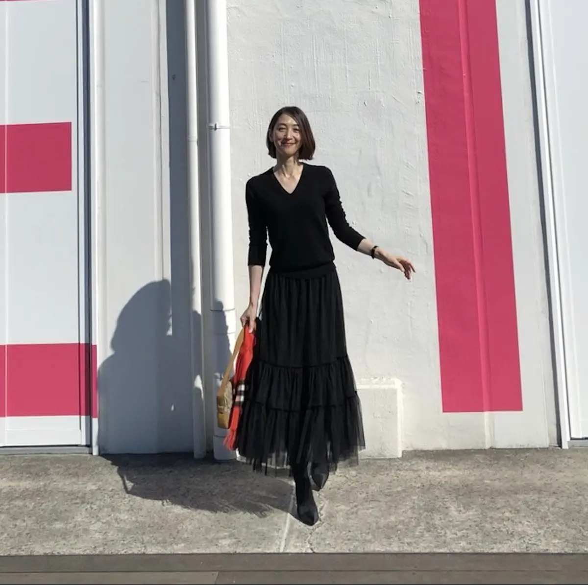 ZARA★Ｖネックニット白黒買いの画像_8