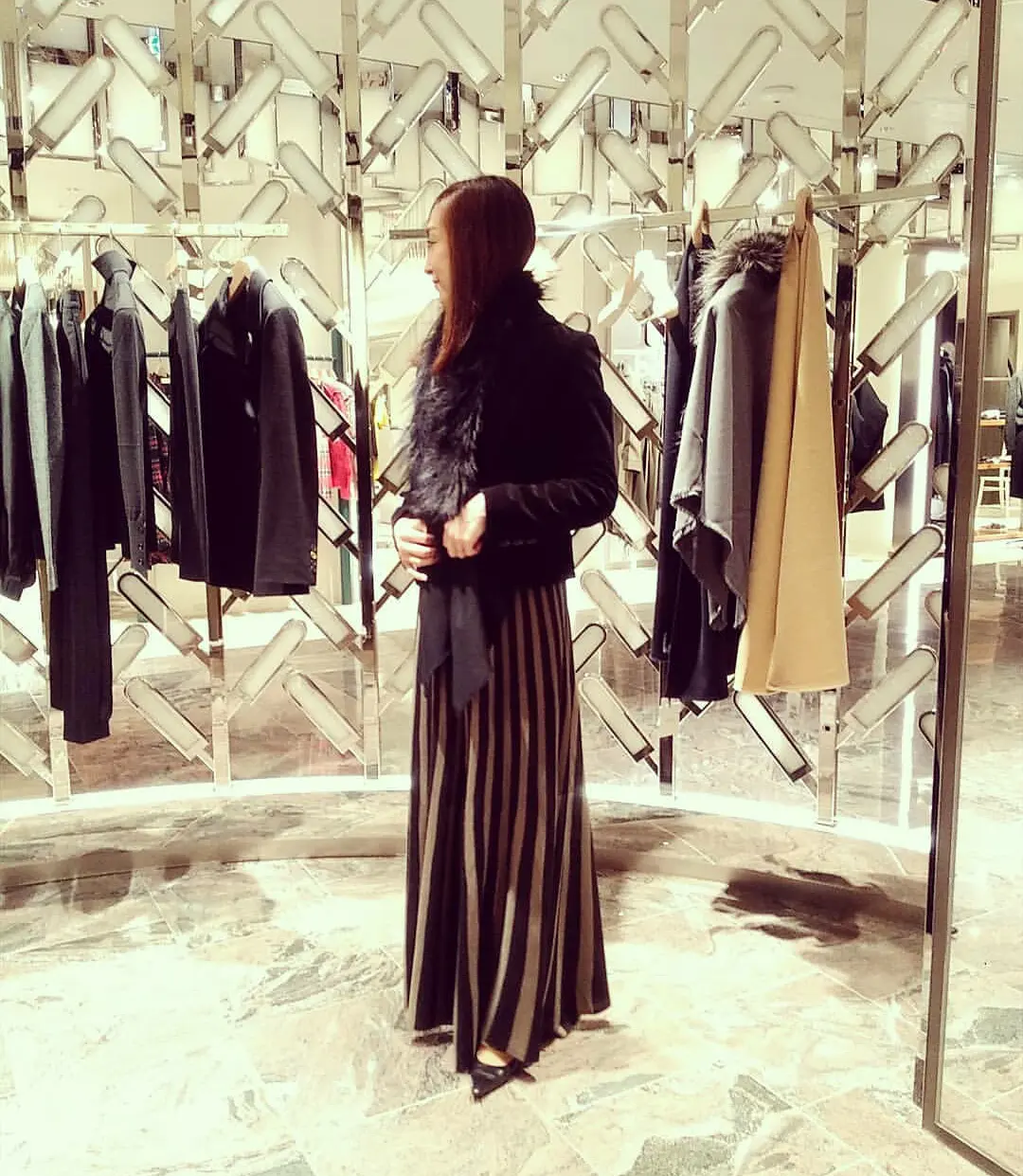 マキシスカートでラクして着映え！の画像_2