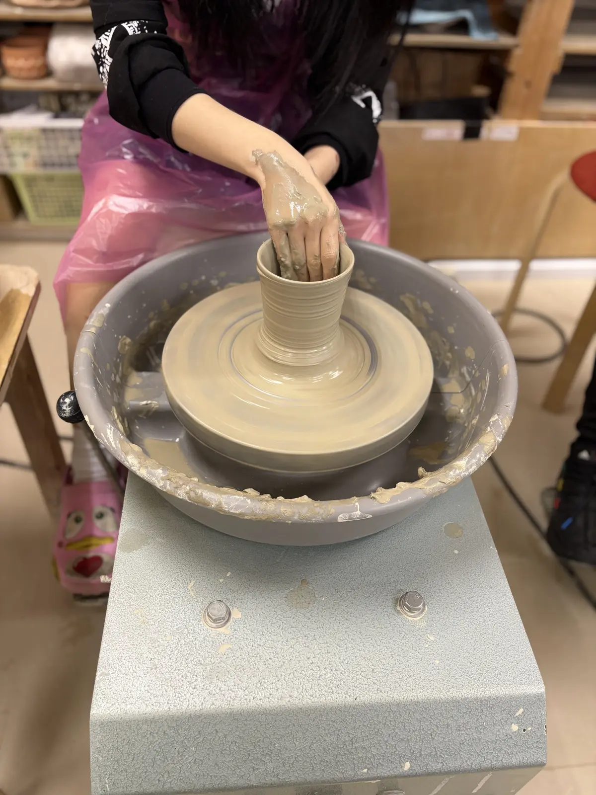 北海道母子旅3日目・陶芸ガラス細工体験の画像_4