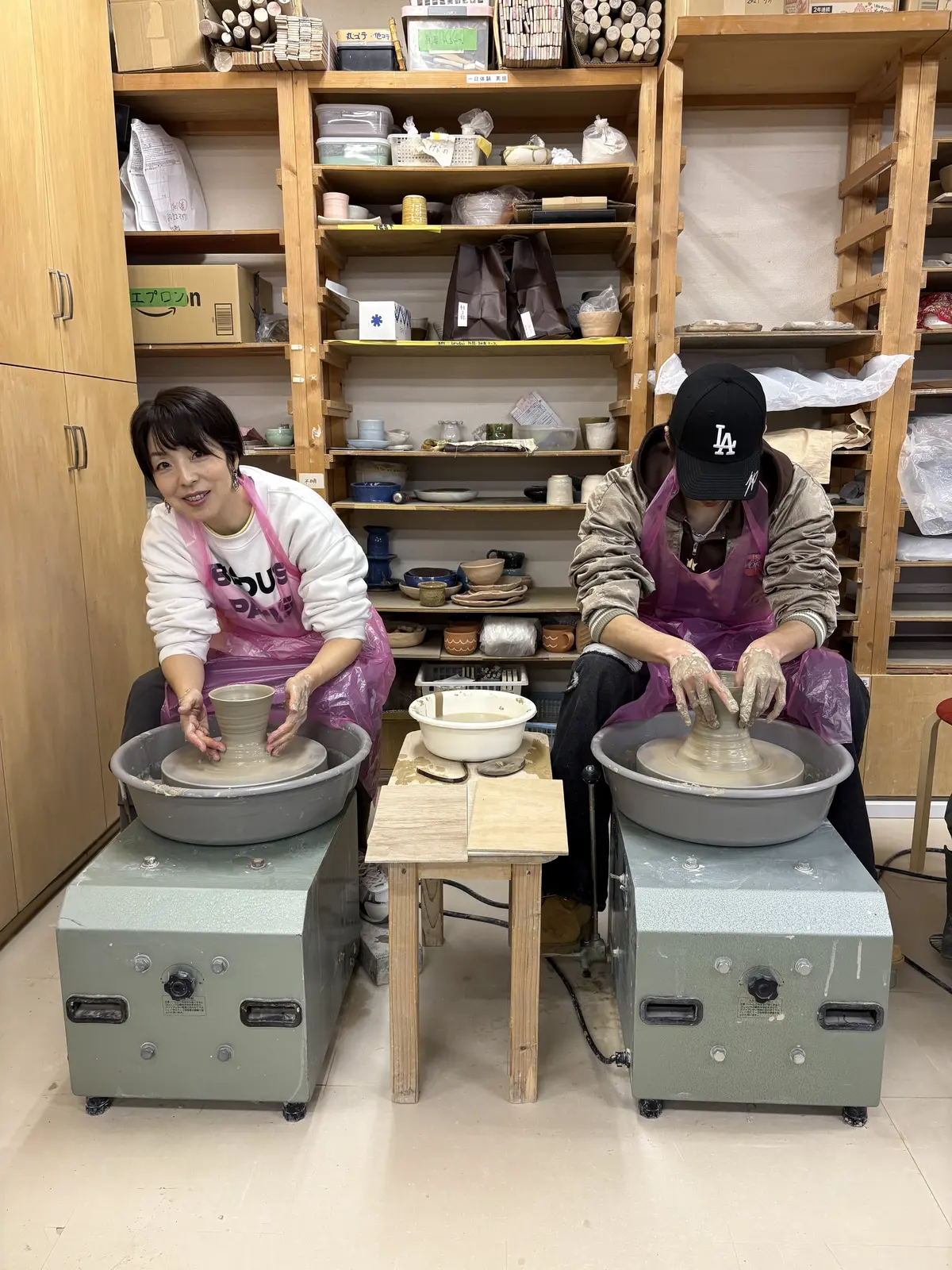 北海道母子旅3日目・陶芸ガラス細工体験の画像_2
