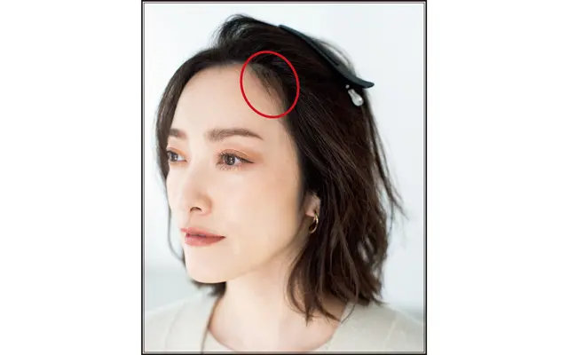 ヘアスタイルのポイント