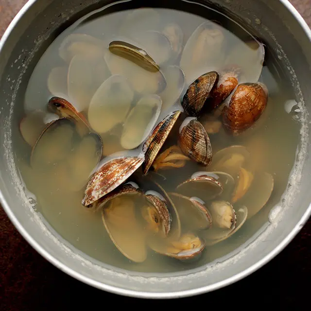 アサリと豆乳鍋レシピのベースの作り方