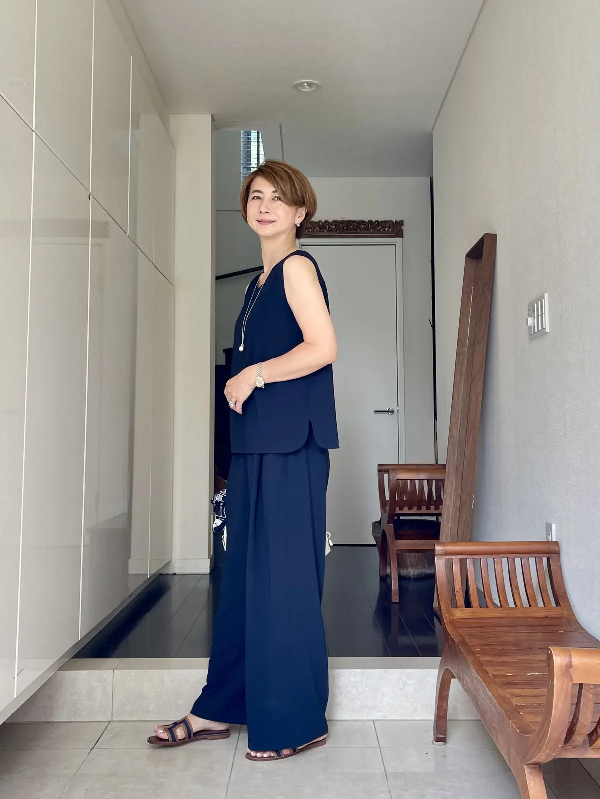 真夏のネイビースタイルの画像_3