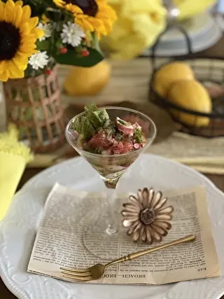 タコのサルサベルデ