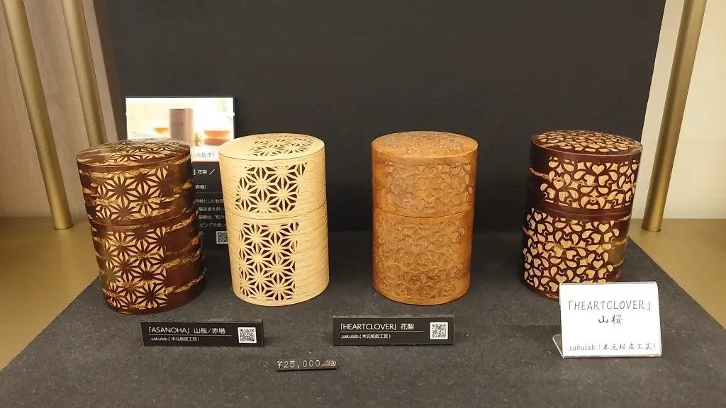 ANAホテル樺細工茶筒