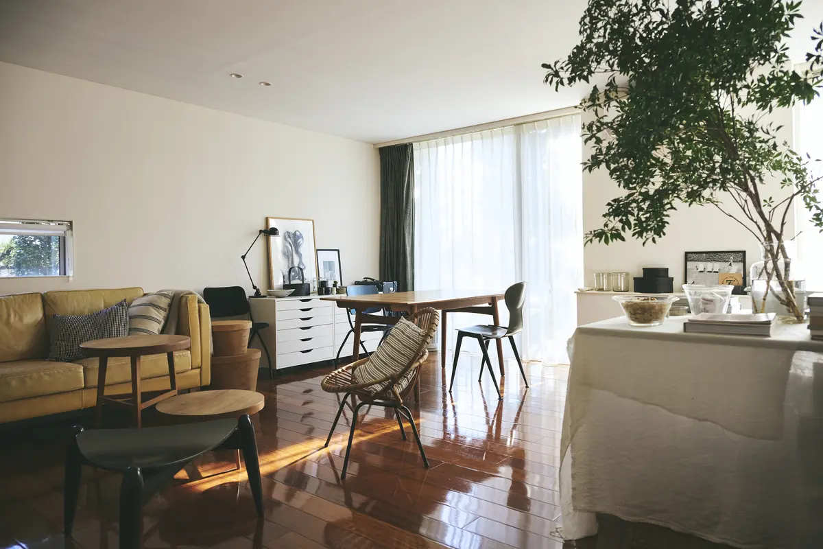 58㎡ スモールラグジュアリーな部屋　リビング　ダイニング