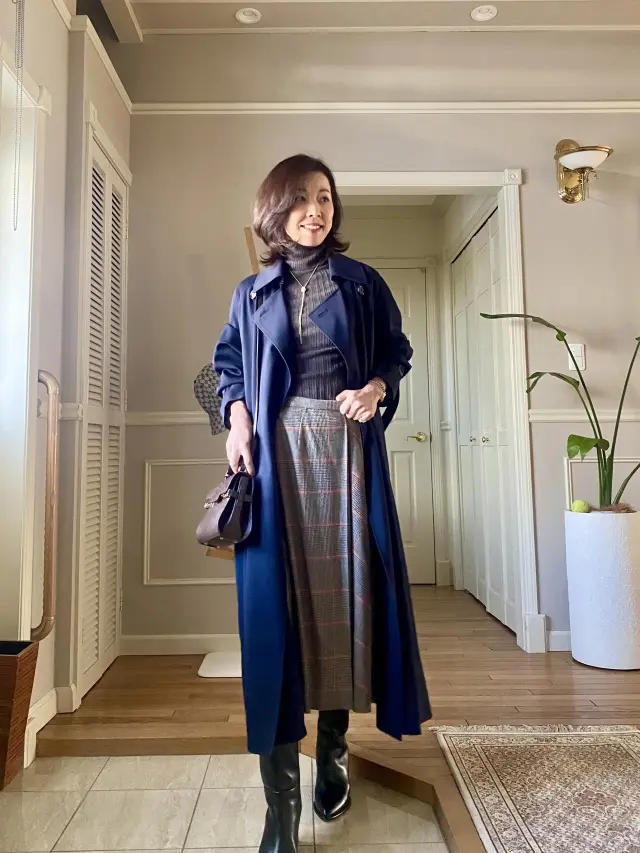 寒い日のお気に入りのトレンチコートの画像_3