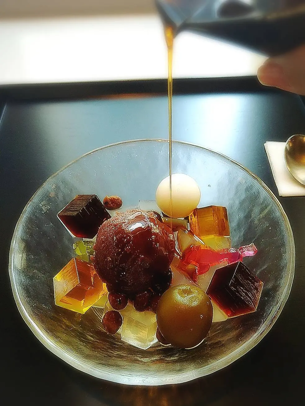 トラヤトウキョウ、東京ステーションホテル、とらやのあんみつ