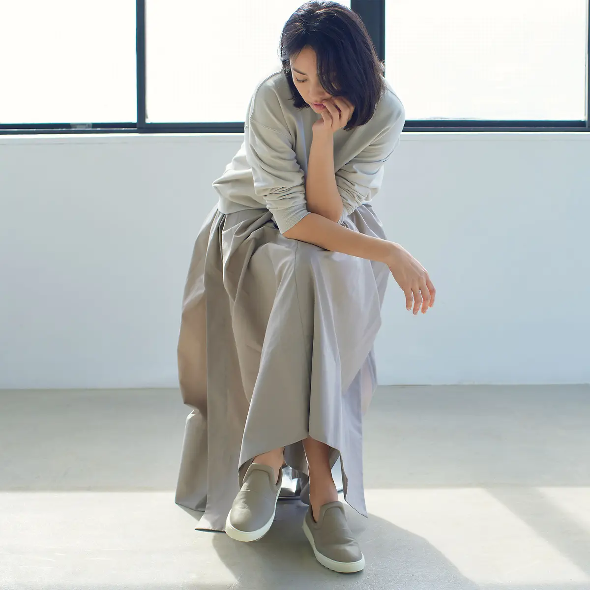 SUS×éclat スリッポン