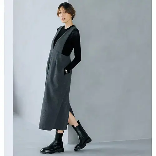 SACRA ウールジャンパースカート ￥31,900