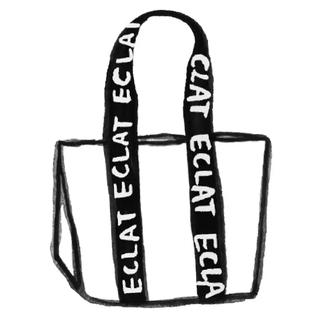 ブランドロゴものを見につける