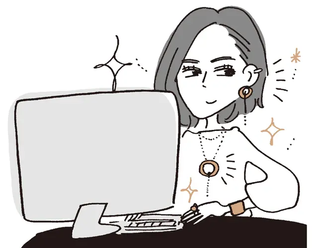 家で仕事や作業をするときに、大好きなピアス、リング、ブレスレットを重ねづけする。