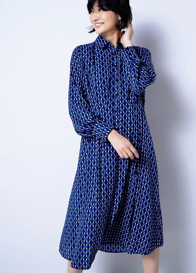 【Gentle print】華やかでしなやか。プリントは優しいイメージで