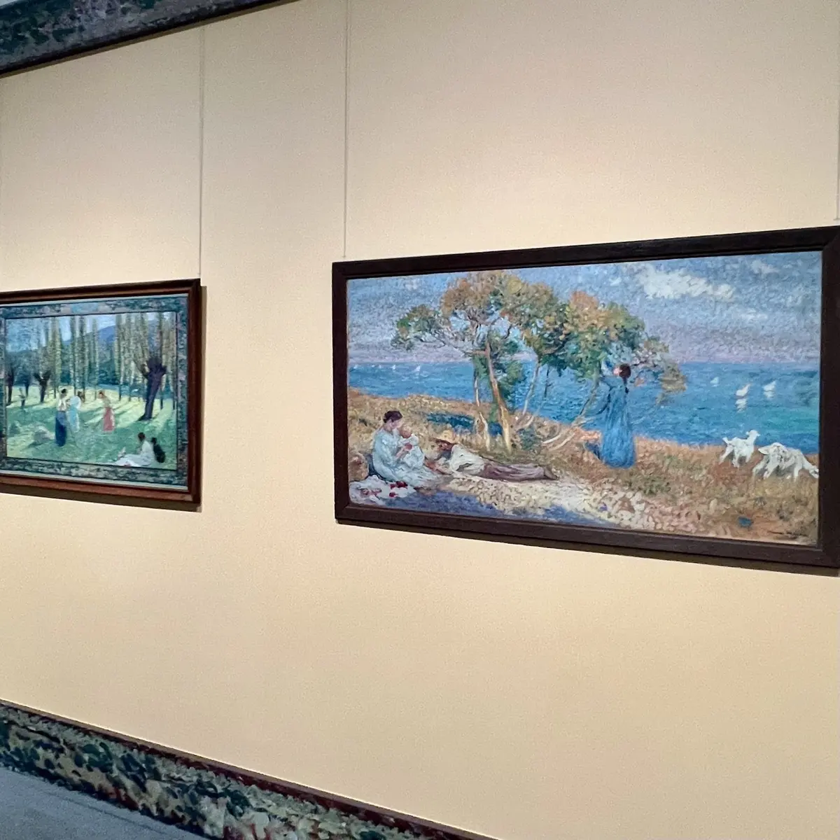 アンリ・ル・シダネルとアンリ・マルタン美術展の絵画