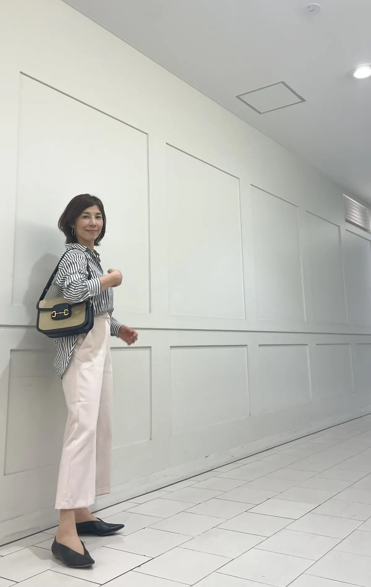 春色ZARAパンツとCINOHのストライの画像_2