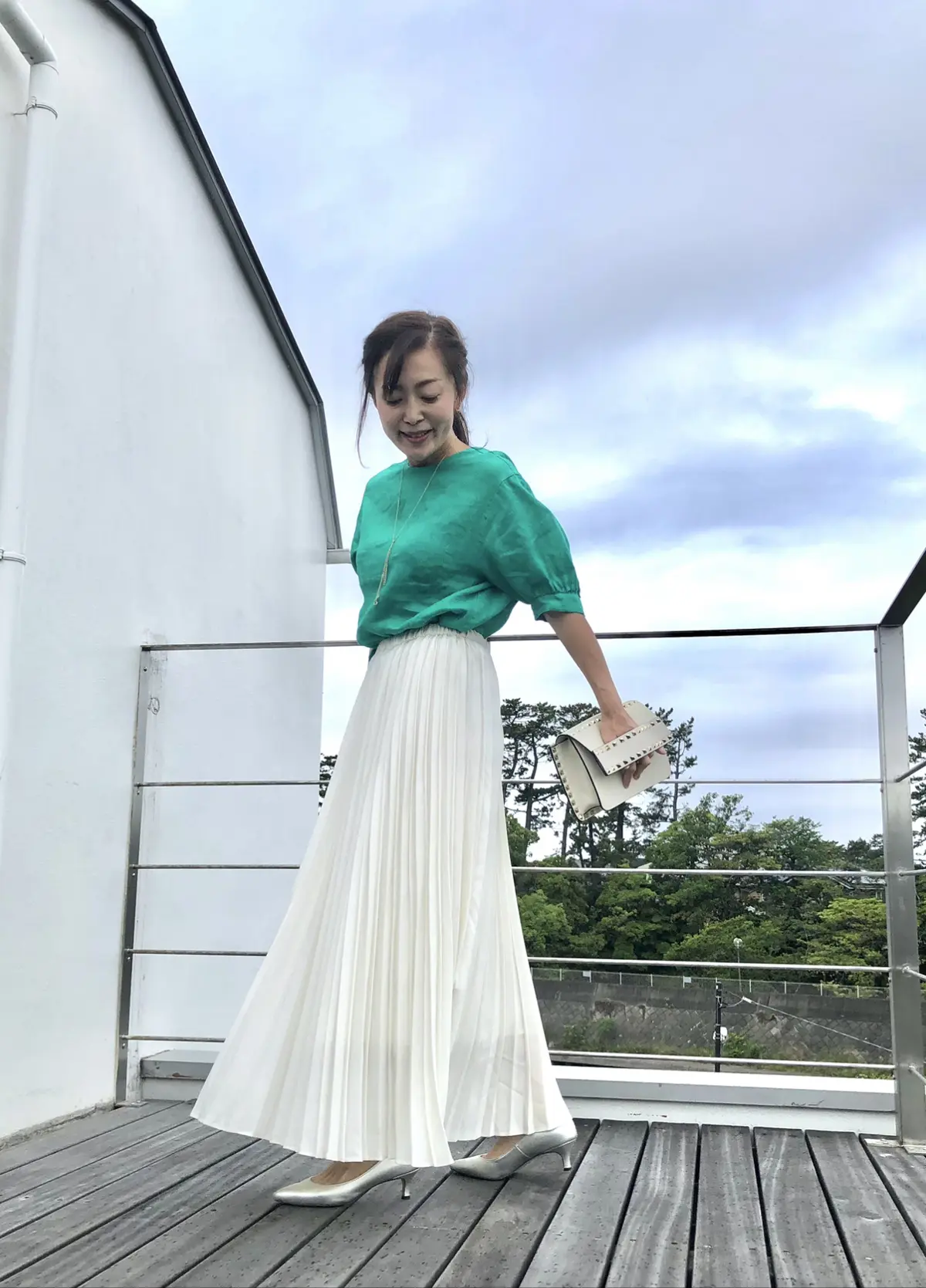 薄艶プリーツスカートコーデ♪の画像_3