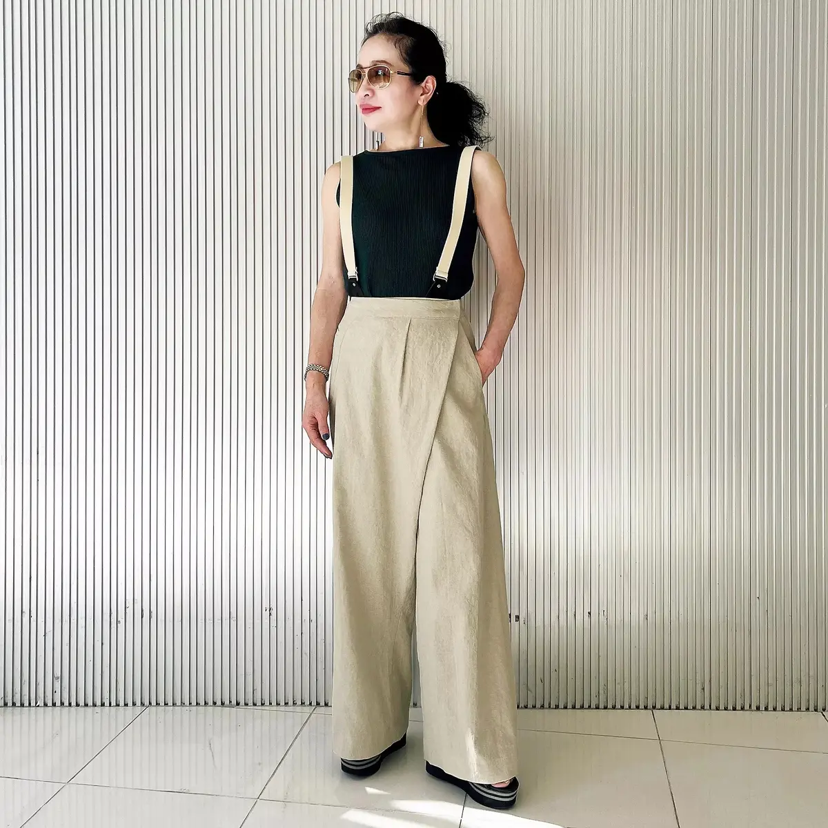 【50代パンツ】小柄さんでもスタイル決まの画像_1