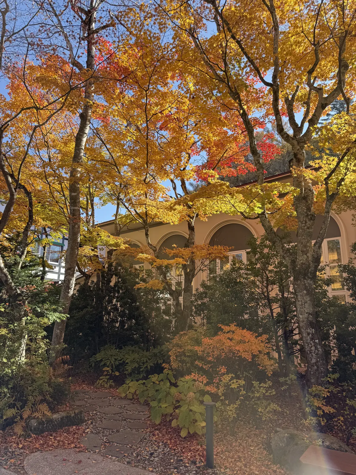 軽井沢　万平ホテル　紅葉