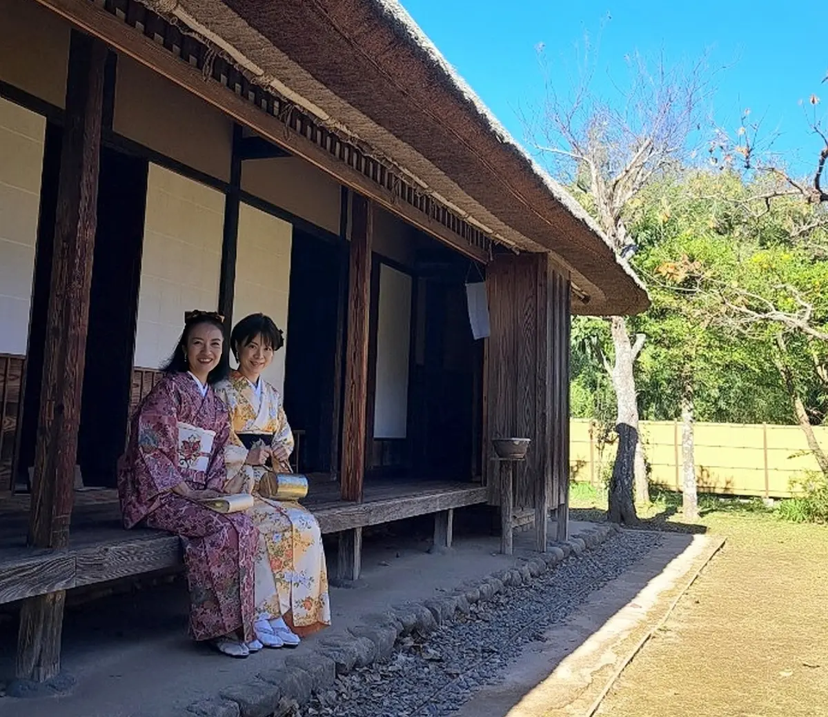 着物もしっかり着付けて頂いたので、着崩れもありませんでした。