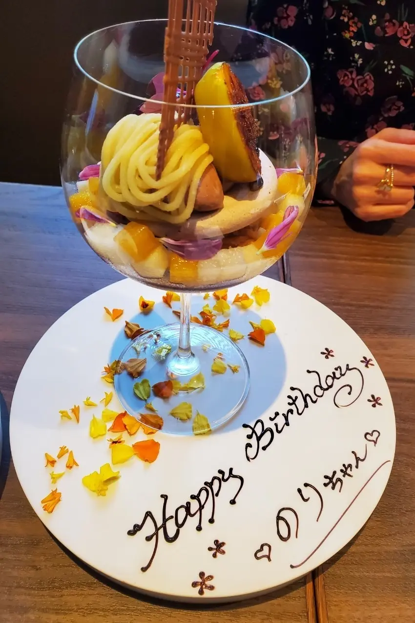 大人の栗パフェ