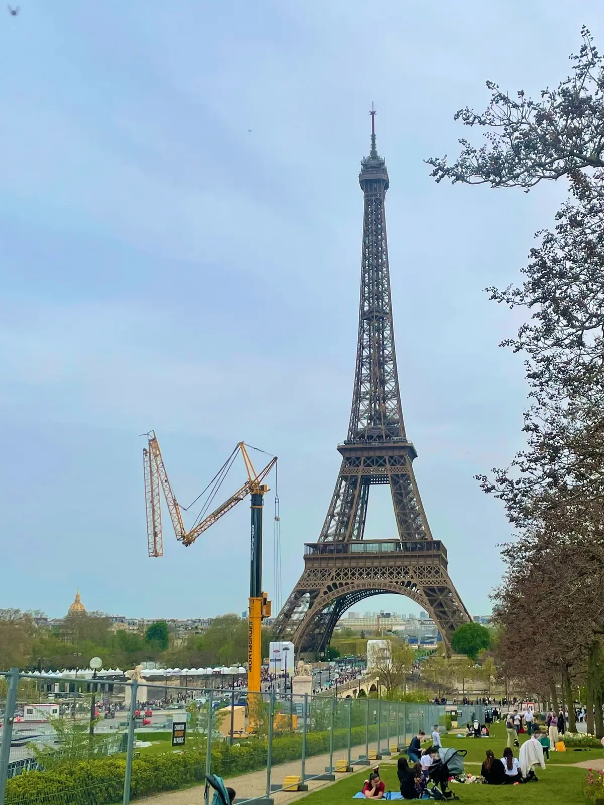 パリオリンピック　エッフェル塔　公園