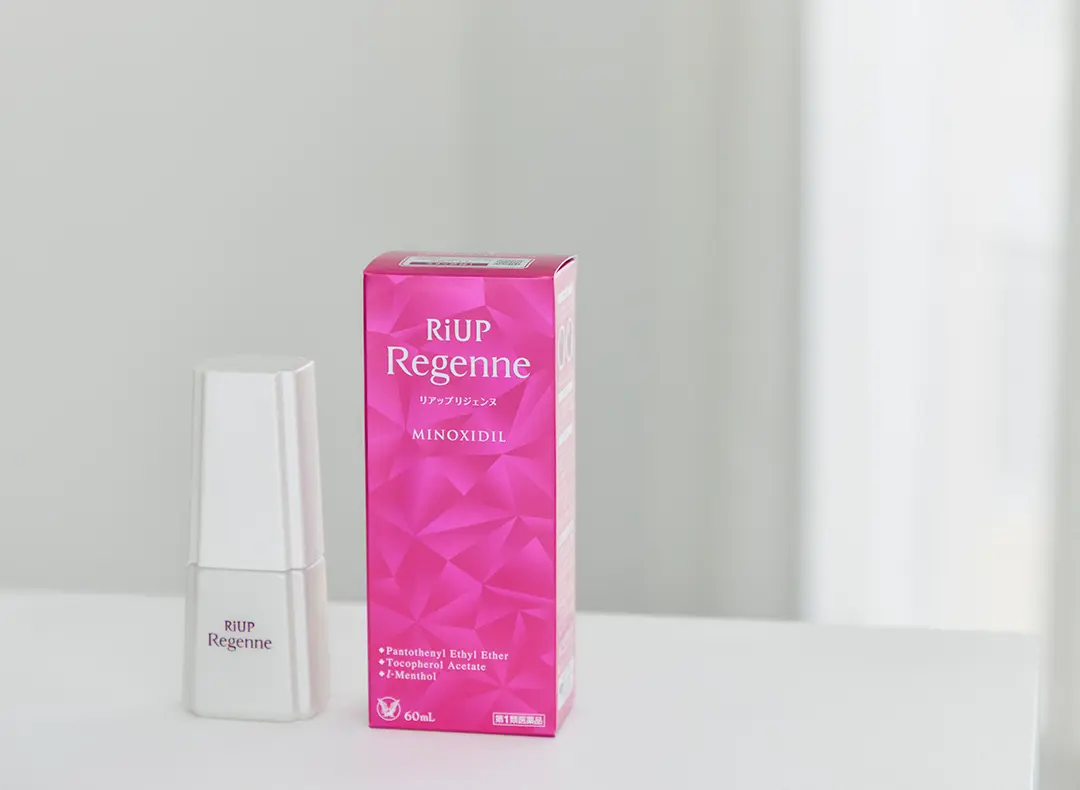 壮年性脱毛症には「ミノキシジル」配合の発毛剤を。女性のための「リアップリジェンヌ」