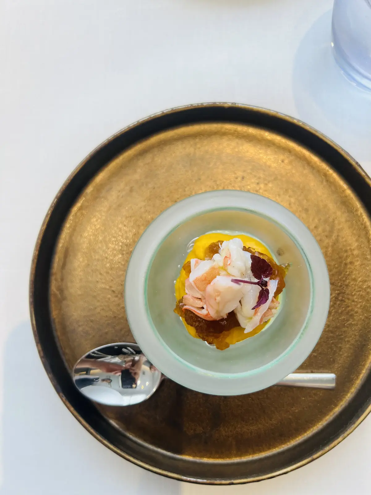 かぼちゃがメインのアミューズ