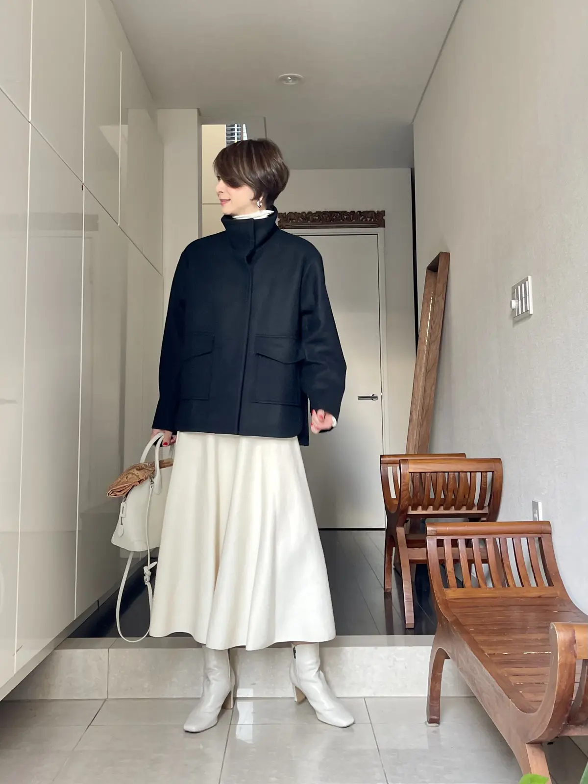 MOGA ライトウールジャケットコート の画像_2