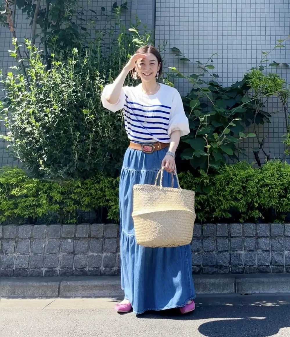 ボリューム袖ボーダー★3styleの画像_3