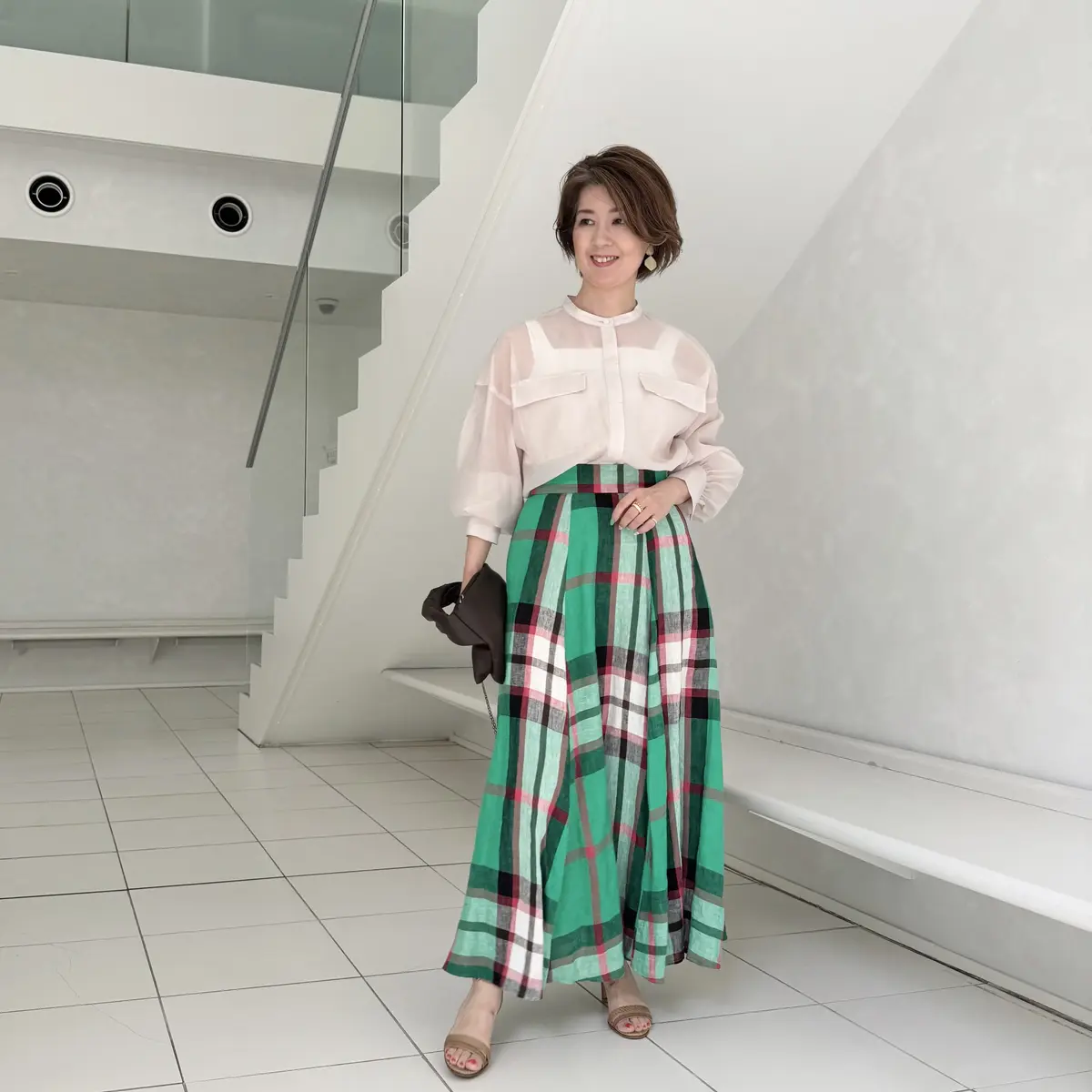 【着回し5days】ピンクベージュのシアの画像_4