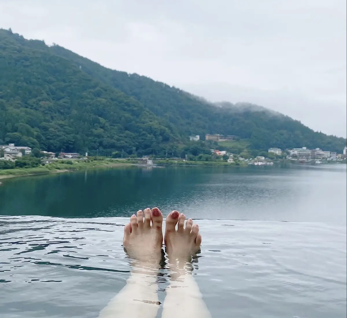 絶景に癒されました✨河口湖からの富士山の画像_4