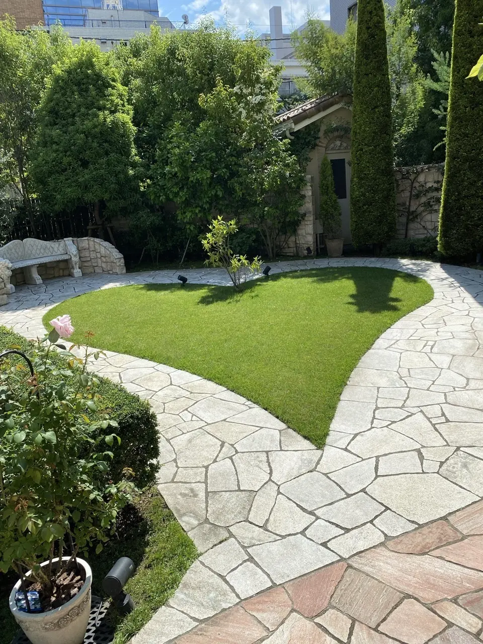 ソンブルイユ中庭③