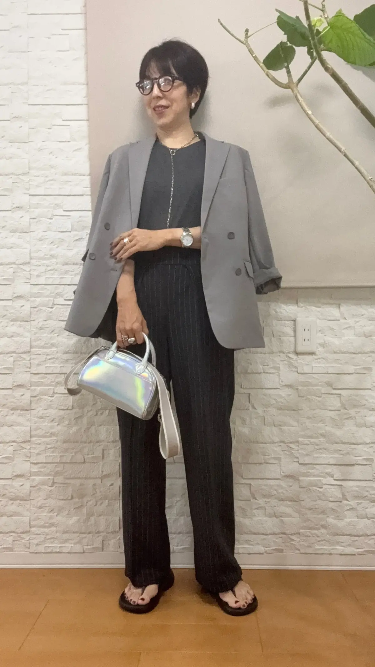50代プチプラワントーンコーデ＊GU×エの画像_1