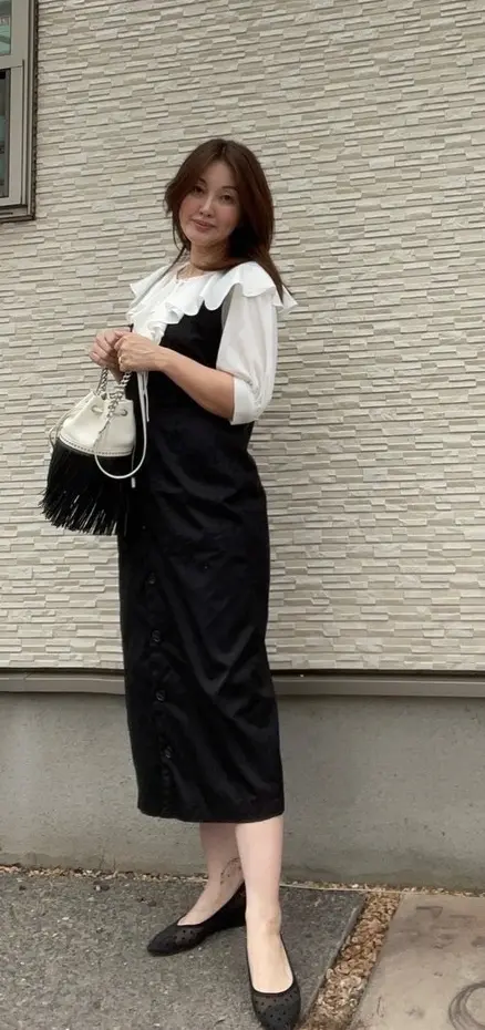 JSK(ジャンバースカート）で秋へつなぐの画像_5