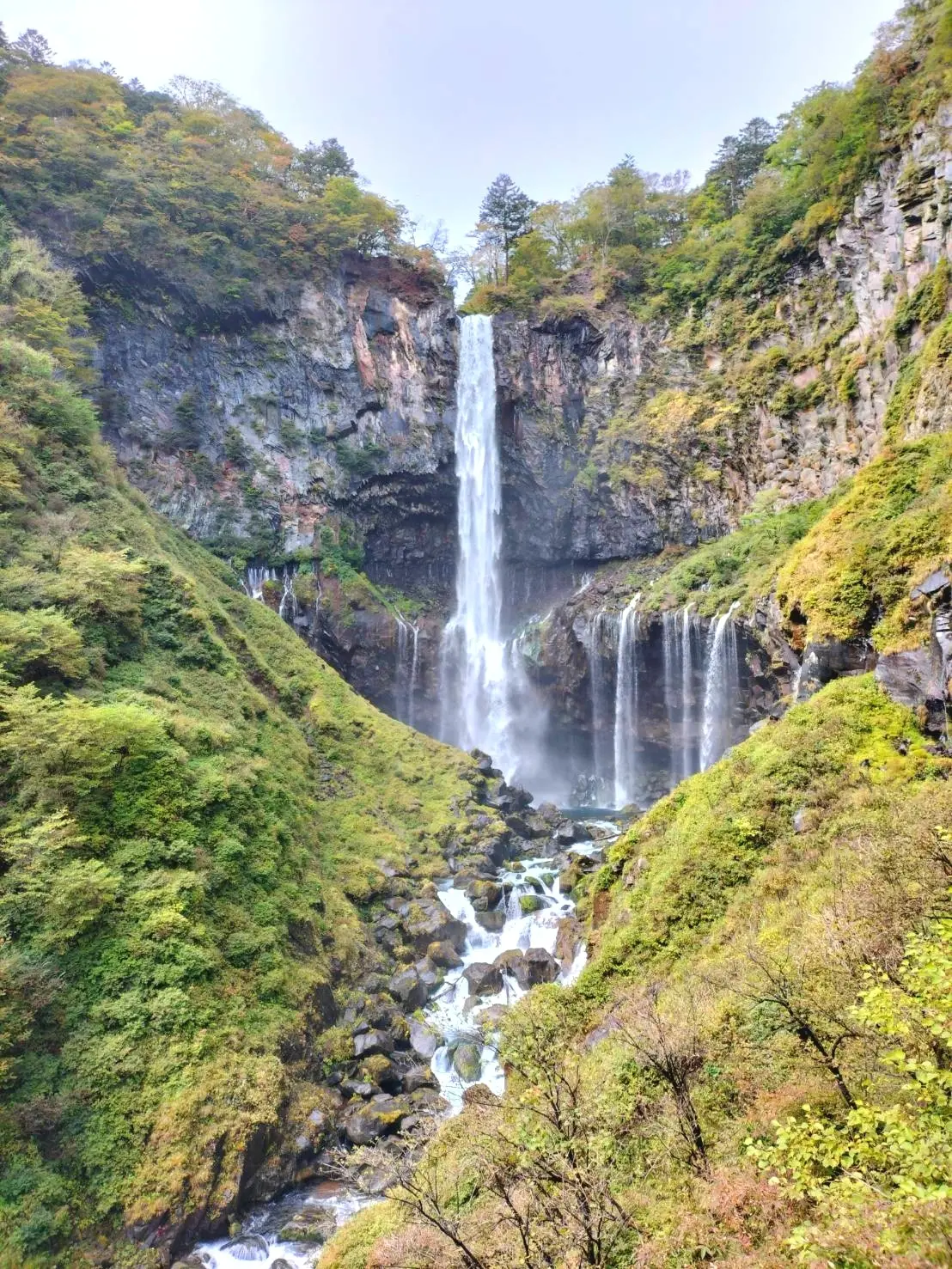 華厳の滝、奥日光、2022年10月上旬