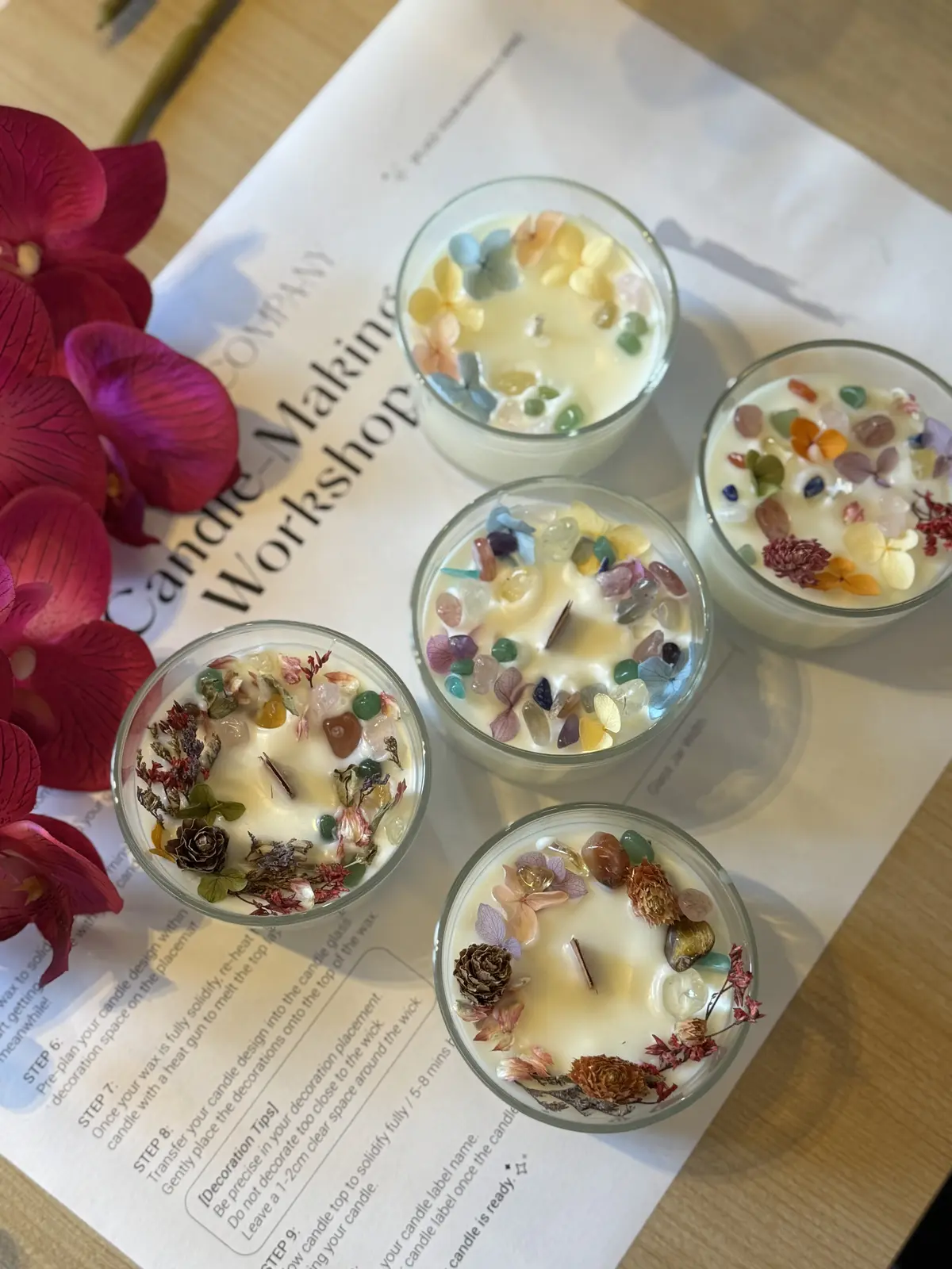 作品　アロマキャンドル