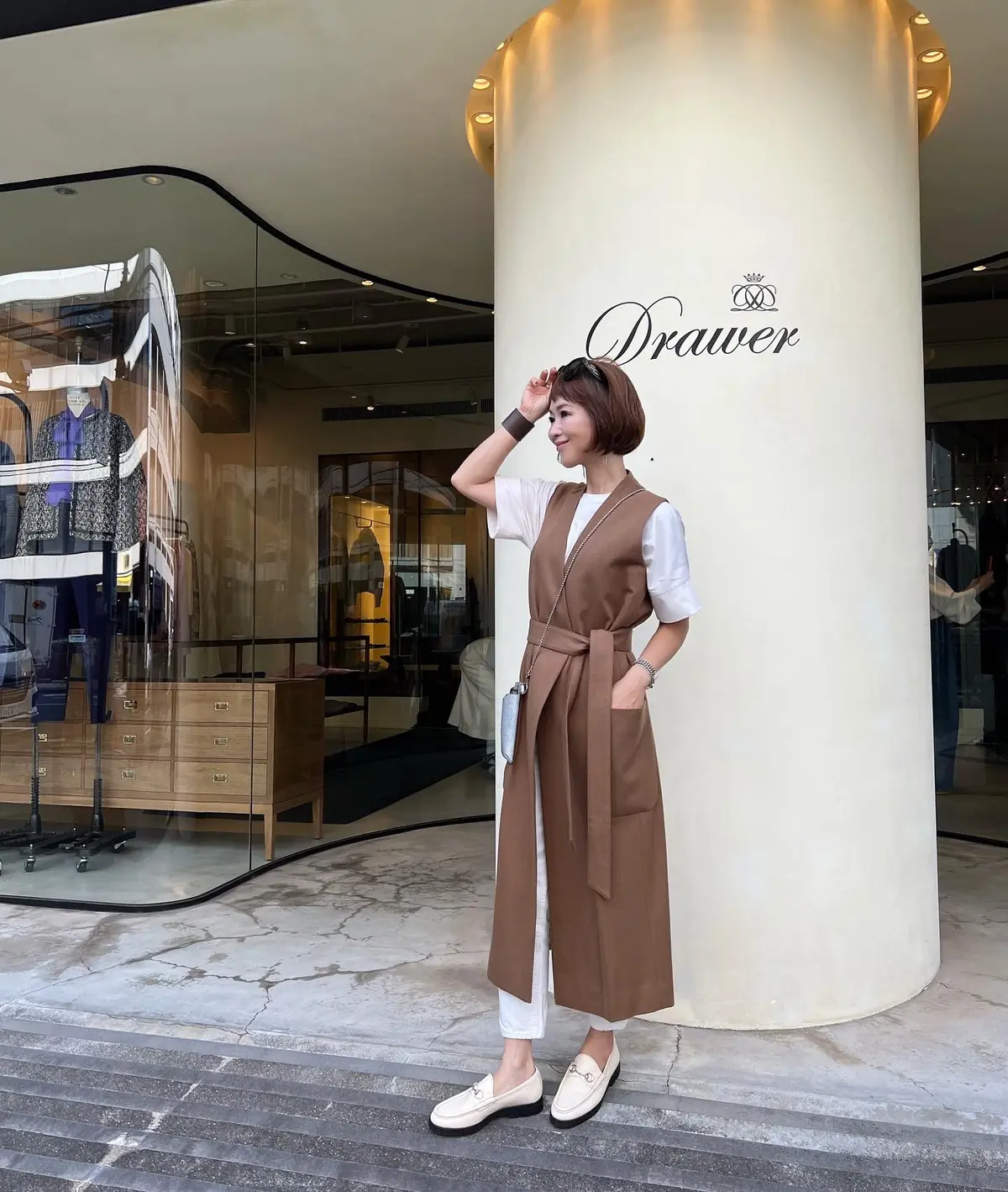 暑秋に大活躍のユニクロT＆ジレコーデ2選の画像_1