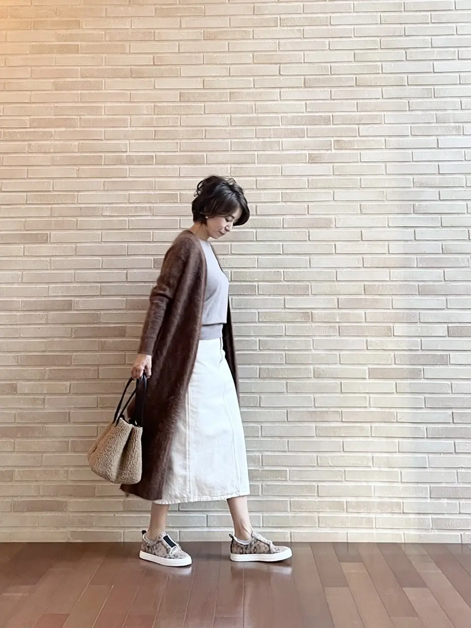 愛してやまないロングニットカーディガンの画像_3