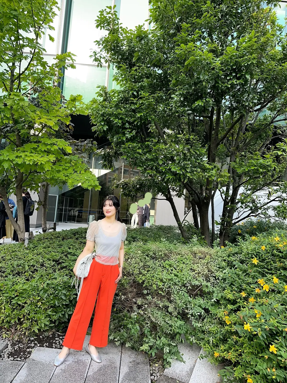 GUオレンジパンツで六本木ヒルズランチの画像_5