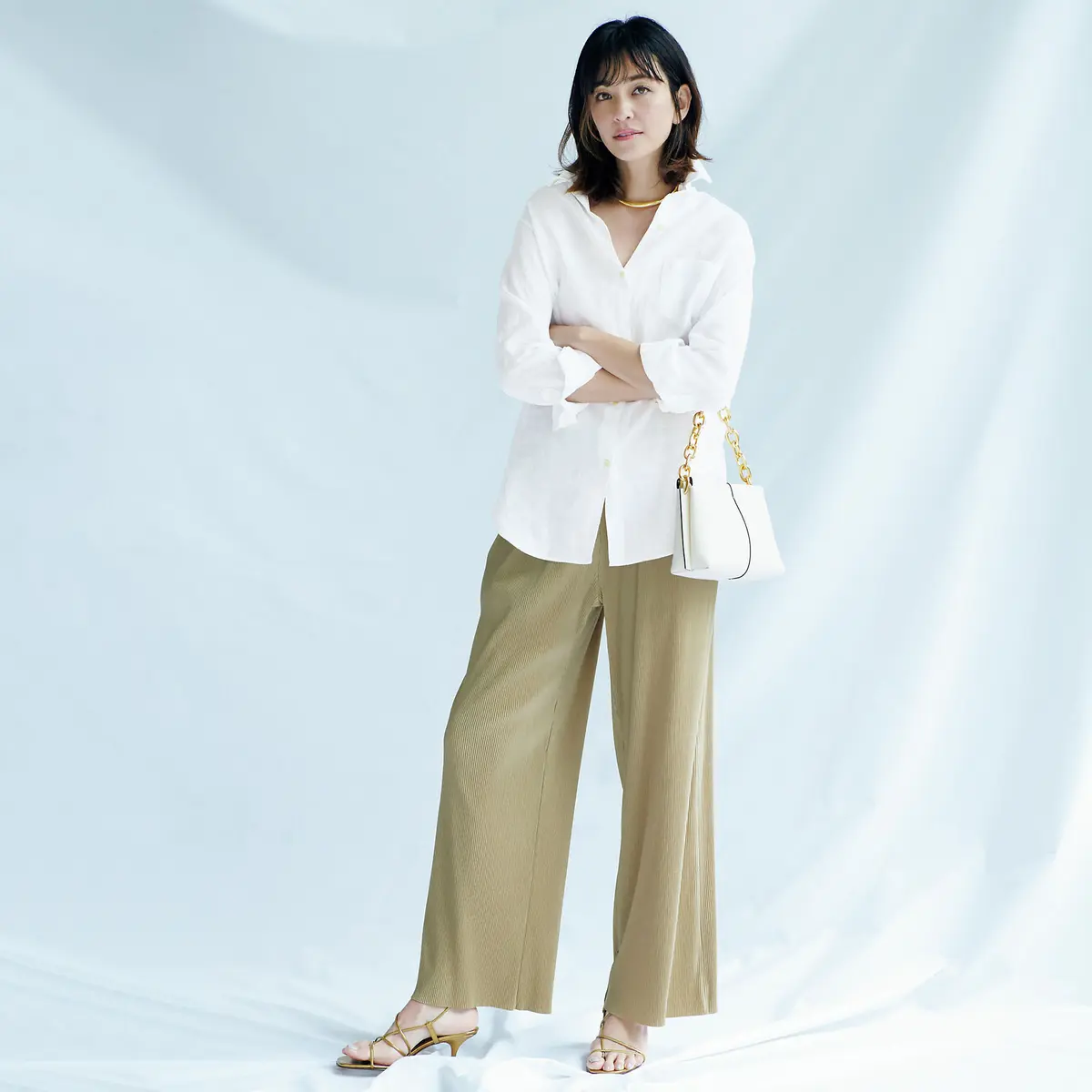 Deuxieme Classe×éclat リネンシャツ