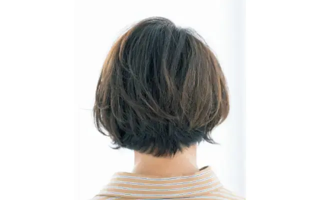 うねりグセをカバーするショート