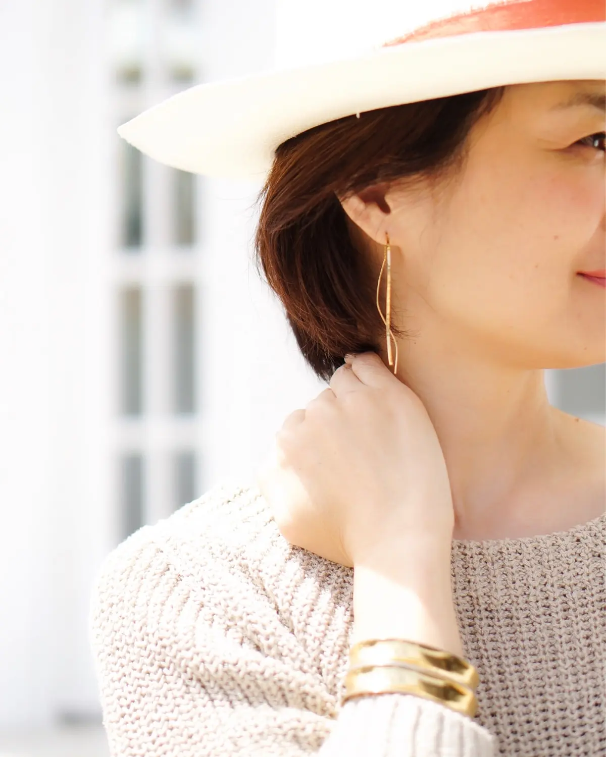 小顔効果抜群！Caprisのハットの画像_4