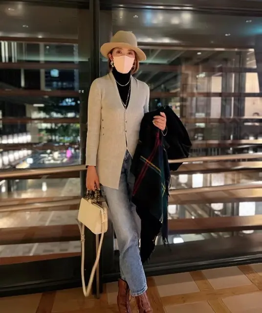 冬の帽子コーデの画像_6