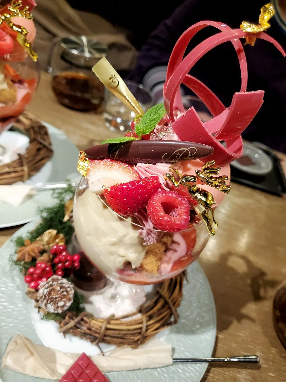 パフェもX'masモード全開です！