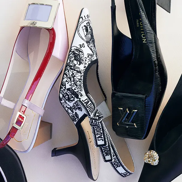 バックストラップ靴