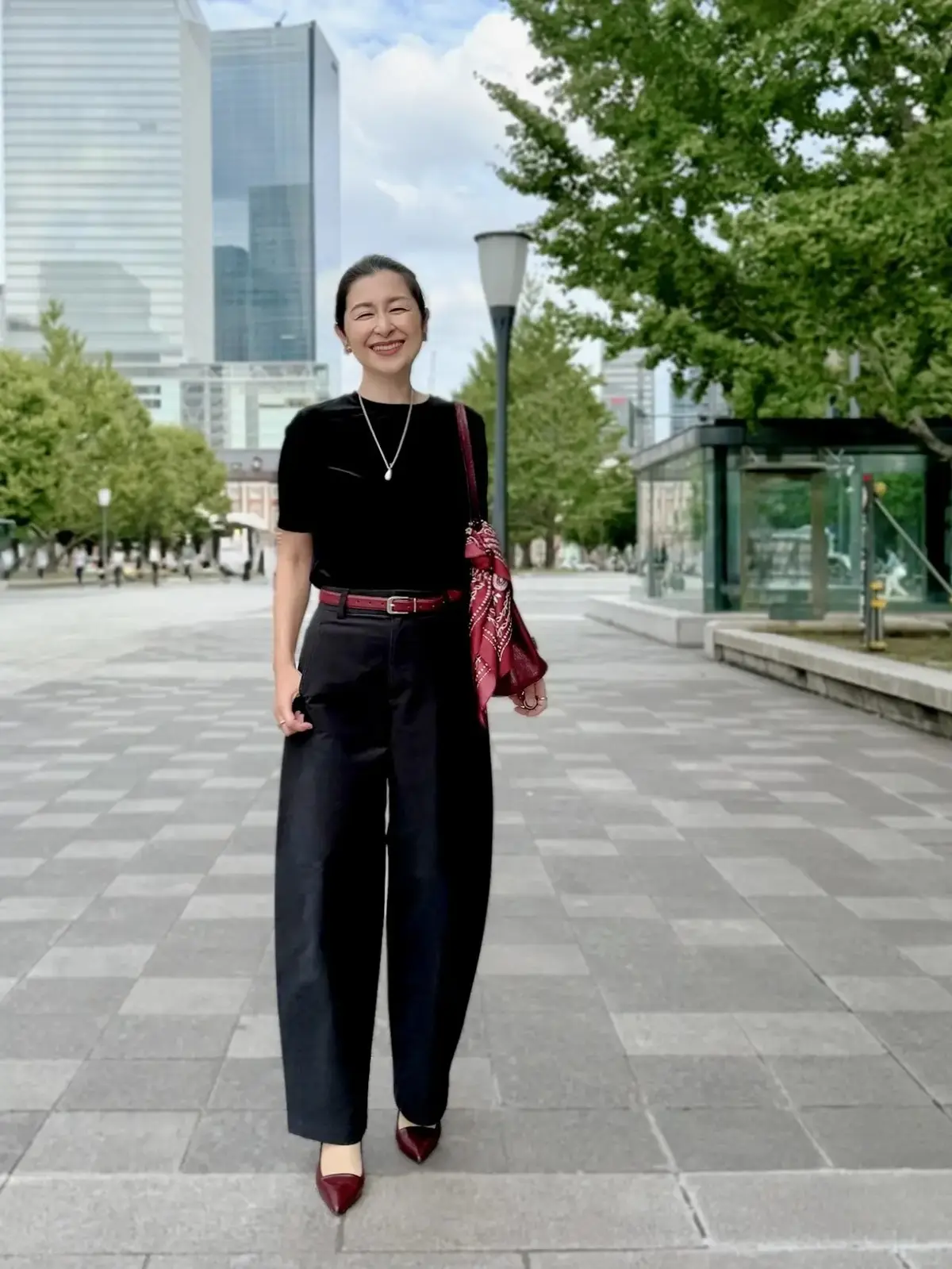 ユニクロ パンツ愛用　エクラ華組  松ヶ崎由紀子さん