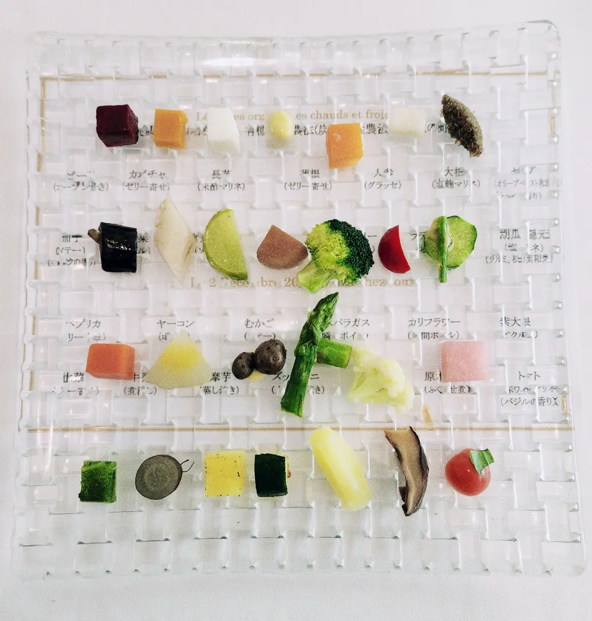 シートの上に置いてみました。上から見ても可愛い♡